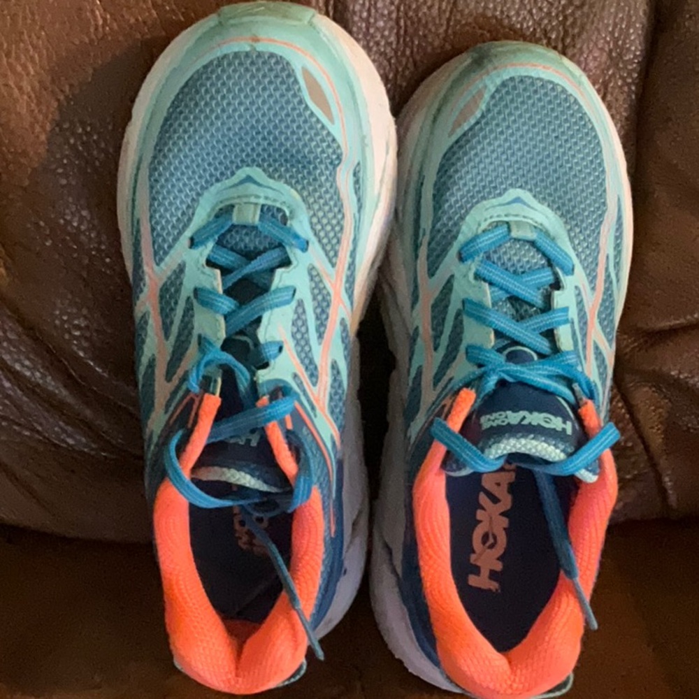 Hoka One Clifton 3 size 6 M Blue/ orange